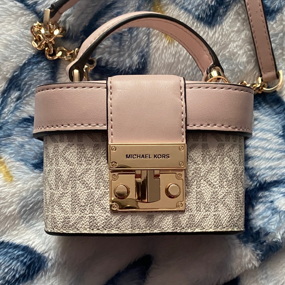 Michael Kors Blush and Cream Mini Bag